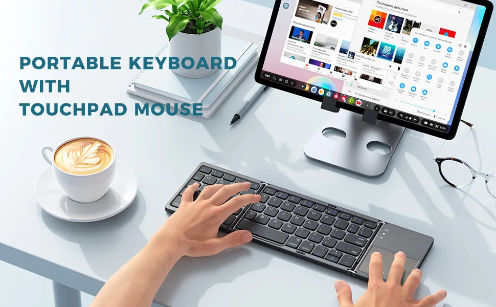 Seenda FlexFold: Foldable Wireless Bluetooth Keyboard