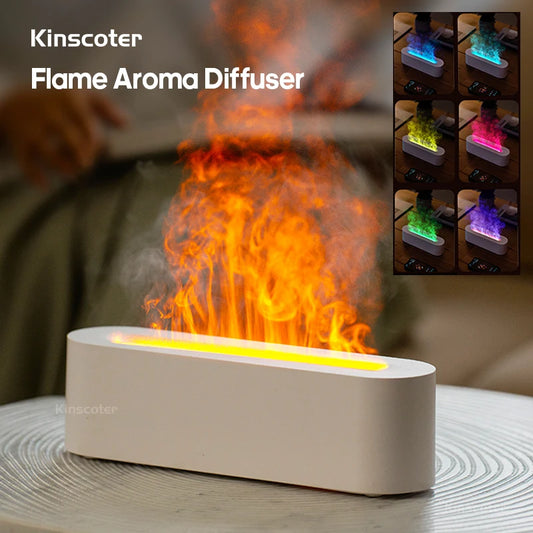 Aromatic Blaze: Aromatic diffuser with flame effect. KINGSCOTE