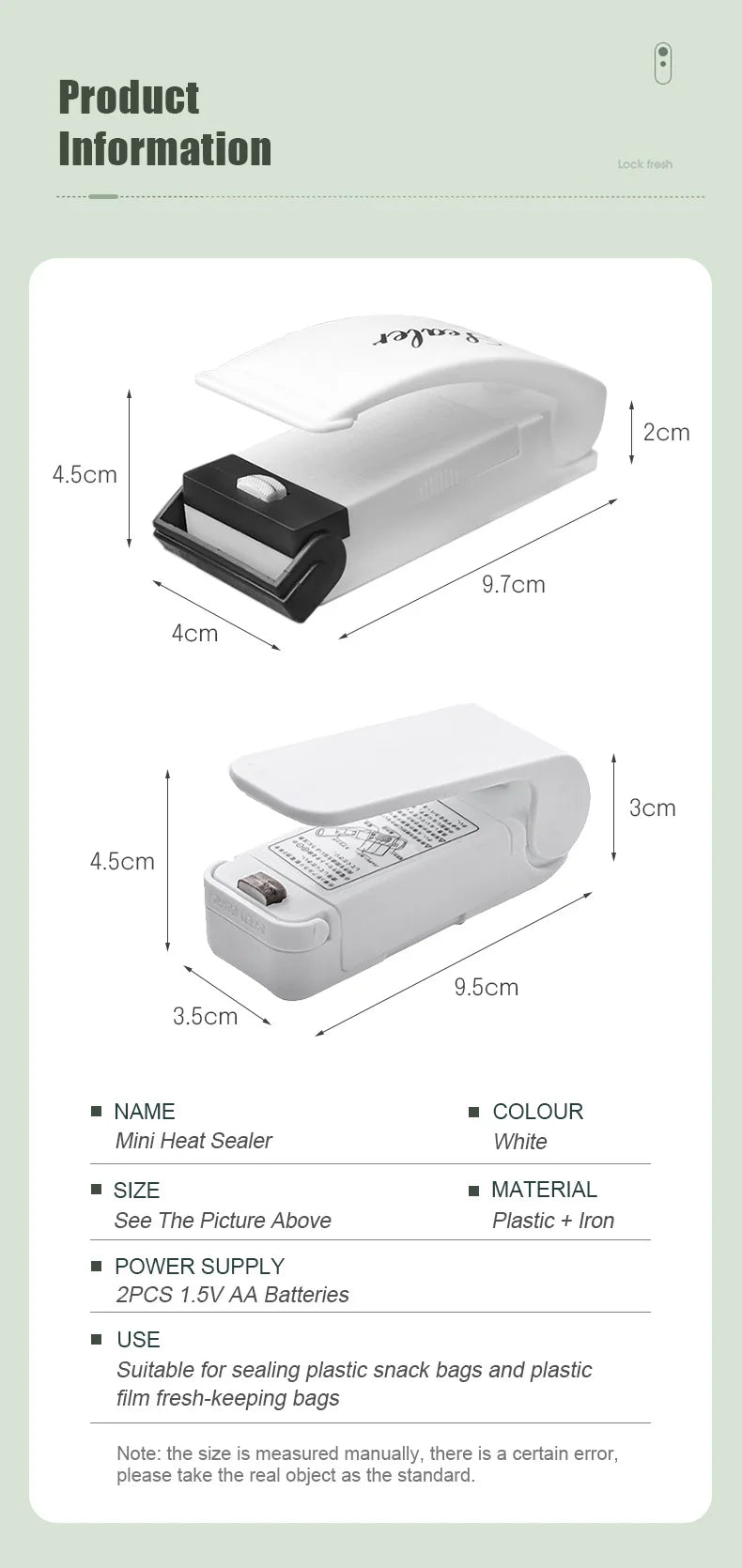 SealQuick: Portable Package Sealer